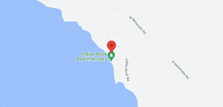 map of 6851 INDIAN ROCK ROAD